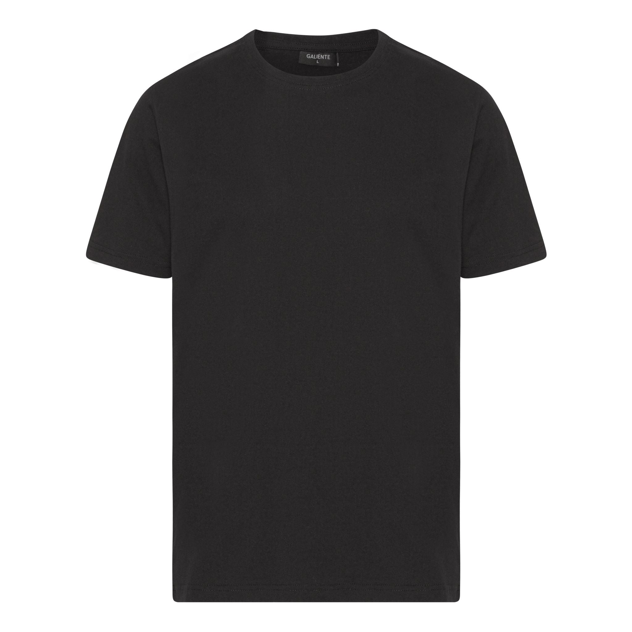 Oversize svart T-shirt med vitt tryck